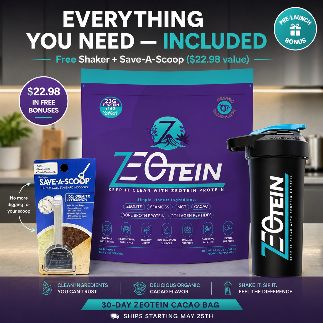 Introducing the Zeotein 30-Day Bulk Bag: More Servings, Less Packaging, Better Value