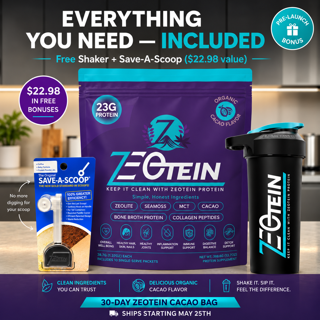 Introducing the Zeotein 30-Day Bulk Bag: More Servings, Less Packaging, Better Value