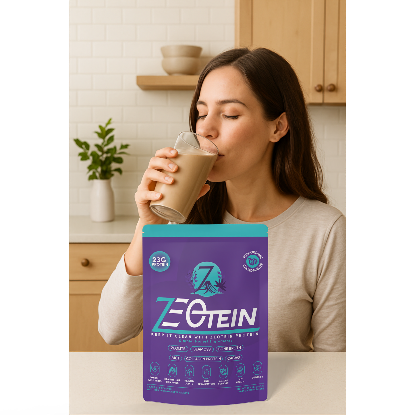 Zeotein Cacao – 30 Day Supply