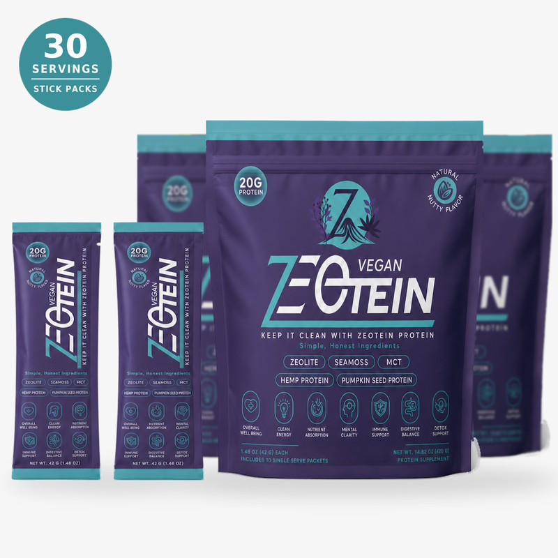 Zeotein Vegan 30-Day Stick Packs