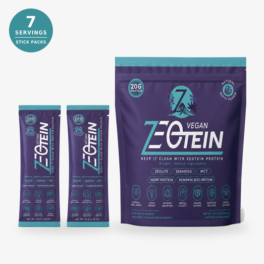 Zeotein Vegan stick packs - 7 servings, stick packs